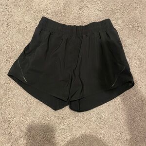 Girls athletic nylon running sports shorts
